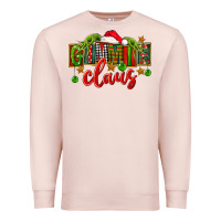 Pale Pink Christmas gimmie claus Premium Sweatshirt - FaDigitalArtStudio
