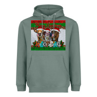 Sage merry christmas heifers Heavyweight Hoodie - RanaPortraitStore