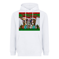 White merry christmas heifers Heavyweight Hoodie - RanaPortraitStore