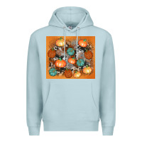 Blue Mist cowhide pumpkin Premium Hoodie - AdoDesignShop