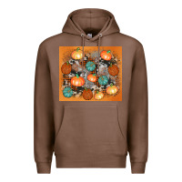 Chestnut cowhide pumpkin Premium Hoodie - AdoDesignShop