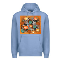 Colony Blue cowhide pumpkin Premium Hoodie - AdoDesignShop