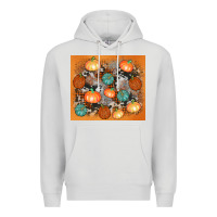 Dove Grey cowhide pumpkin Premium Hoodie - AdoDesignShop