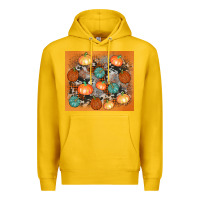 Lemon cowhide pumpkin Premium Hoodie - AdoDesignShop