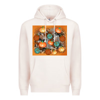 Pale Pink cowhide pumpkin Premium Hoodie - AdoDesignShop