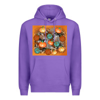 Purple cowhide pumpkin Premium Hoodie - AdoDesignShop