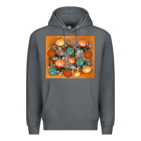 Rock cowhide pumpkin Premium Hoodie - AdoDesignShop