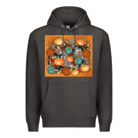 Smoke cowhide pumpkin Premium Hoodie - AdoDesignShop