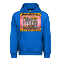Cobalt mama llama sunflowers Urban Hoodie - LillyAllenDesigns