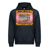 Navy mama llama sunflowers Urban Hoodie - LillyAllenDesigns