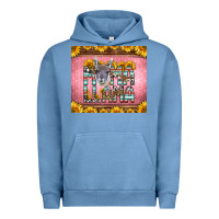 Pigment Pebble Blue mama llama sunflowers Urban Hoodie - LillyAllenDesigns