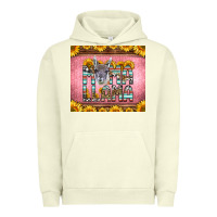 Pigment Pistachio mama llama sunflowers Urban Hoodie - LillyAllenDesigns