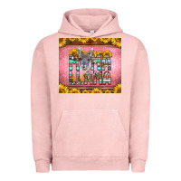Pigment Salmon mama llama sunflowers Urban Hoodie - LillyAllenDesigns