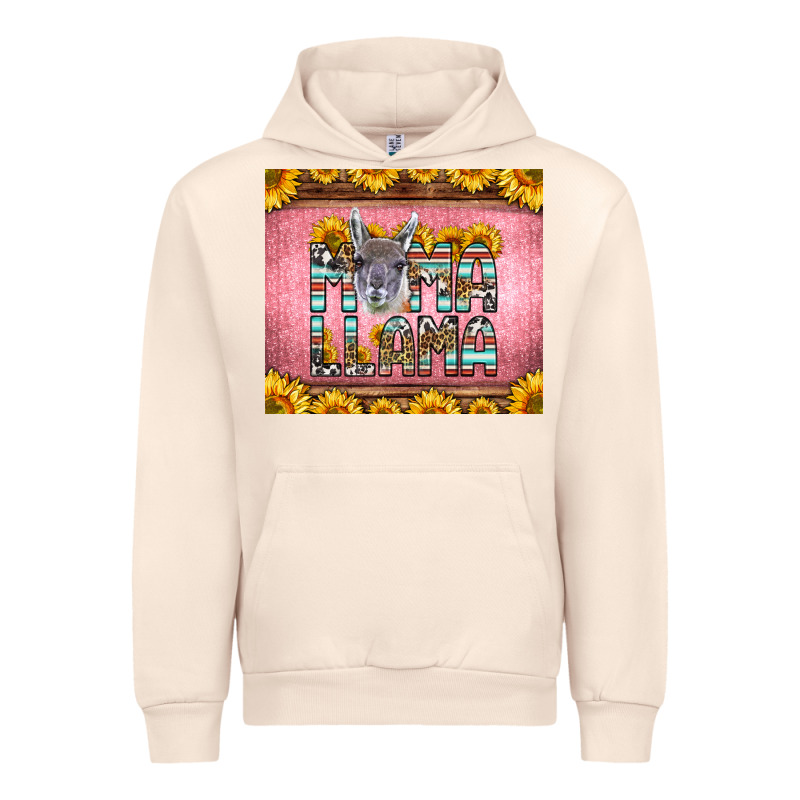 Mama Llama Sunflowers Urban Hoodie by LillyAllenDesigns | Teevron