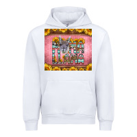 White mama llama sunflowers Urban Hoodie - LillyAllenDesigns