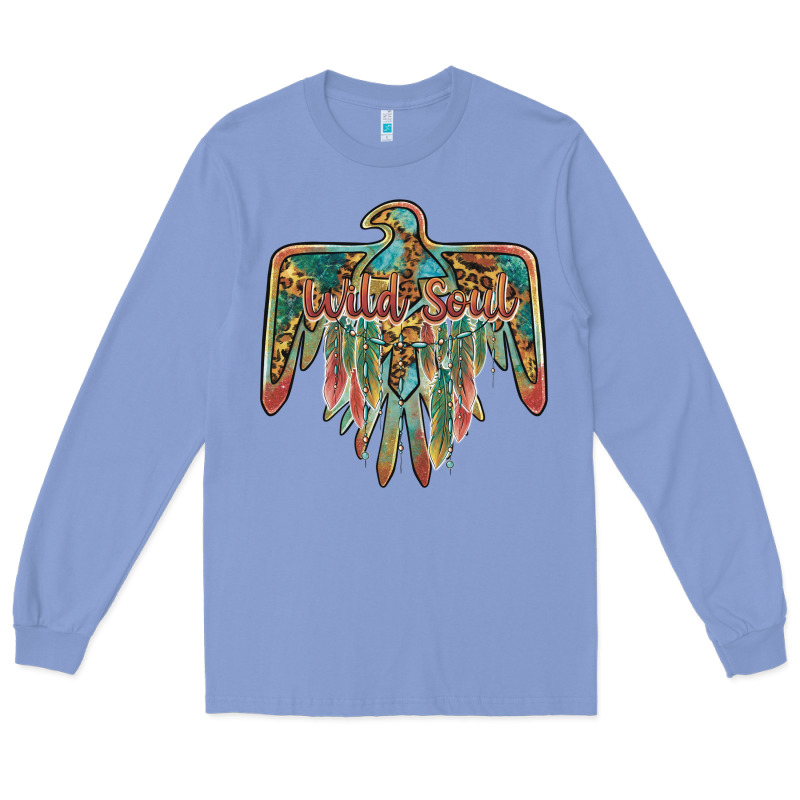 Wild Soul Thunderbird Long Sleeve Tee by BarkalooDesign | Teevron