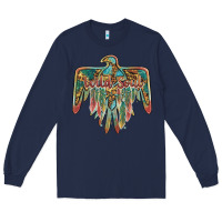 Navy wild soul thunderbird Long Sleeve Tee - BarkalooDesign