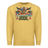 Antique Gold All American dude 4th of July Premium Sweatshirt - CowGirlArtShop