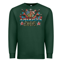 Sports Green All American dude 4th of July Premium Sweatshirt - CowGirlArtShop