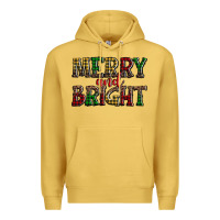 Antique Gold merry and bright Premium Hoodie - AdoDesignShop