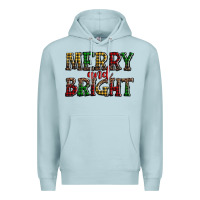 Blue Mist merry and bright Premium Hoodie - AdoDesignShop