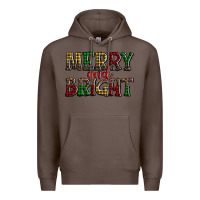 Coffee merry and bright Premium Hoodie - AdoDesignShop