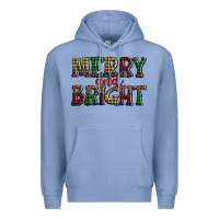 Colony Blue merry and bright Premium Hoodie - AdoDesignShop
