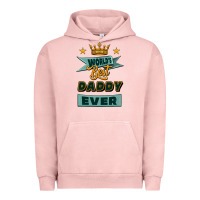 Pigment Salmon world's best daddy ever Urban Hoodie - Jasminsmagicworld
