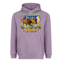 Lavender fires friends drinks camping crew Heavyweight Hoodie - Zillion Design Studio