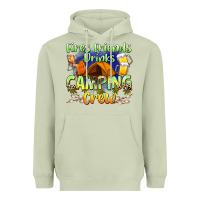 Matcha fires friends drinks camping crew Heavyweight Hoodie - Zillion Design Studio
