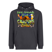 Smoke fires friends drinks camping crew Heavyweight Hoodie - Zillion Design Studio