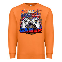 Carrot All American gamer 4th of july Premium Sweatshirt - CowGirlArtShop