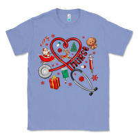 Colony Blue christmas nurse Classic Tee - MaliasSmallBusiness