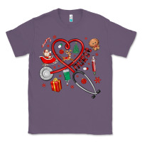 Lavender christmas nurse Classic Tee - MaliasSmallBusiness