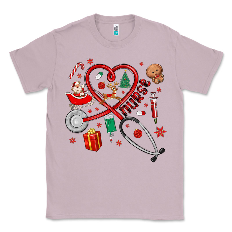 Christmas Nurse Classic Tee by MaliasSmallBusiness | Teevron