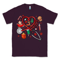 Plum christmas nurse Classic Tee - MaliasSmallBusiness