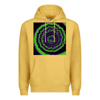 Antique Gold halloween tie dye pattern black Premium Hoodie - RanaPortraitStore