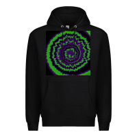 Black halloween tie dye pattern black Premium Hoodie - RanaPortraitStore