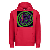 Cardinal halloween tie dye pattern black Premium Hoodie - RanaPortraitStore