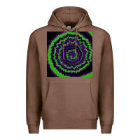 Chestnut halloween tie dye pattern black Premium Hoodie - RanaPortraitStore