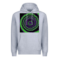 Heather Grey halloween tie dye pattern black Premium Hoodie - RanaPortraitStore
