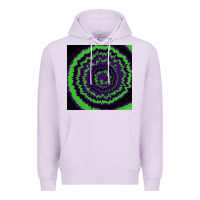 Lilac halloween tie dye pattern black Premium Hoodie - RanaPortraitStore