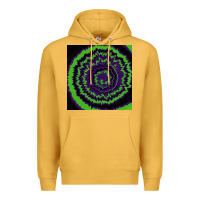 Mustard halloween tie dye pattern black Premium Hoodie - RanaPortraitStore