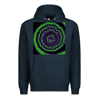 Navy halloween tie dye pattern black Premium Hoodie - RanaPortraitStore