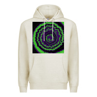 Oatmeal Heather halloween tie dye pattern black Premium Hoodie - RanaPortraitStore