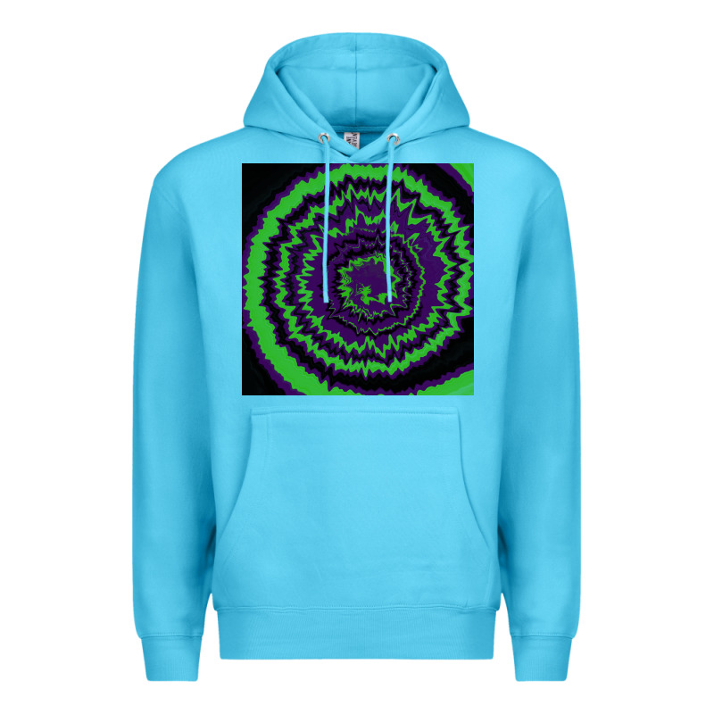 Halloween Tie Dye Pattern Black Premium Hoodie by RanaPortraitStore | Teevron