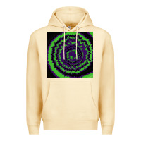 Pina Colada halloween tie dye pattern black Premium Hoodie - RanaPortraitStore