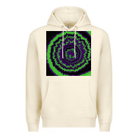 Sandshell halloween tie dye pattern black Premium Hoodie - RanaPortraitStore