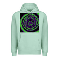 Seafoam halloween tie dye pattern black Premium Hoodie - RanaPortraitStore