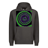 Smoke halloween tie dye pattern black Premium Hoodie - RanaPortraitStore